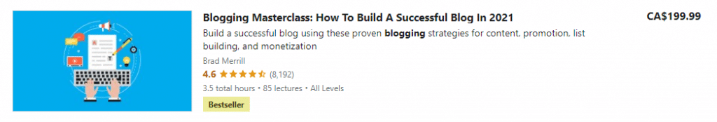 Blogging Masterclass