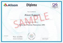 alison certificate vs diploma