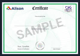 alison certificate vs diploma